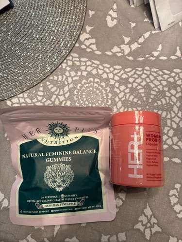 Customer photo review of Feminine Balance Health Monthly Bundle