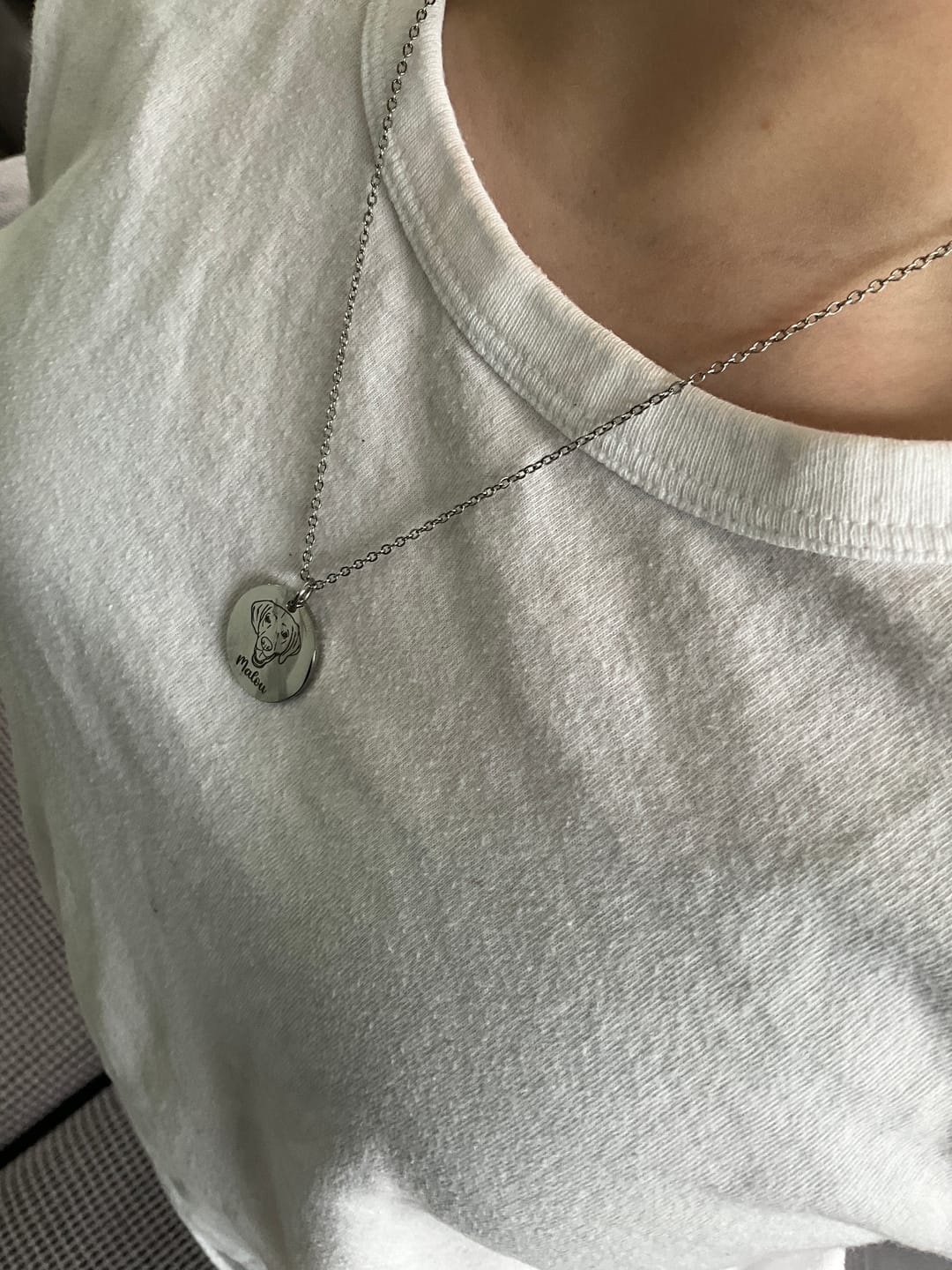 Customer photo review of Rückseitengravur