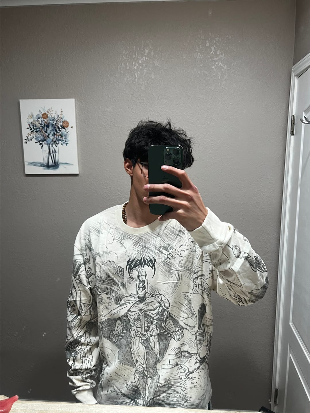 Customer photo review of 8002 - Batman Comic Longsleeves