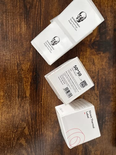 Customer photo review of Round Label Tape for B21, B1, B3S