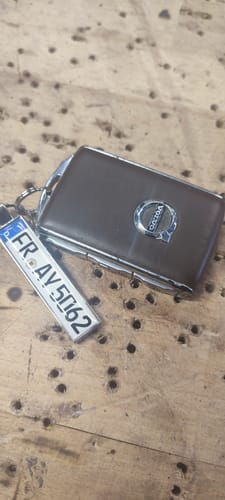 Customer photo review of Kennzeichen Schlüsselanhänger Mini Nummernschild Metall