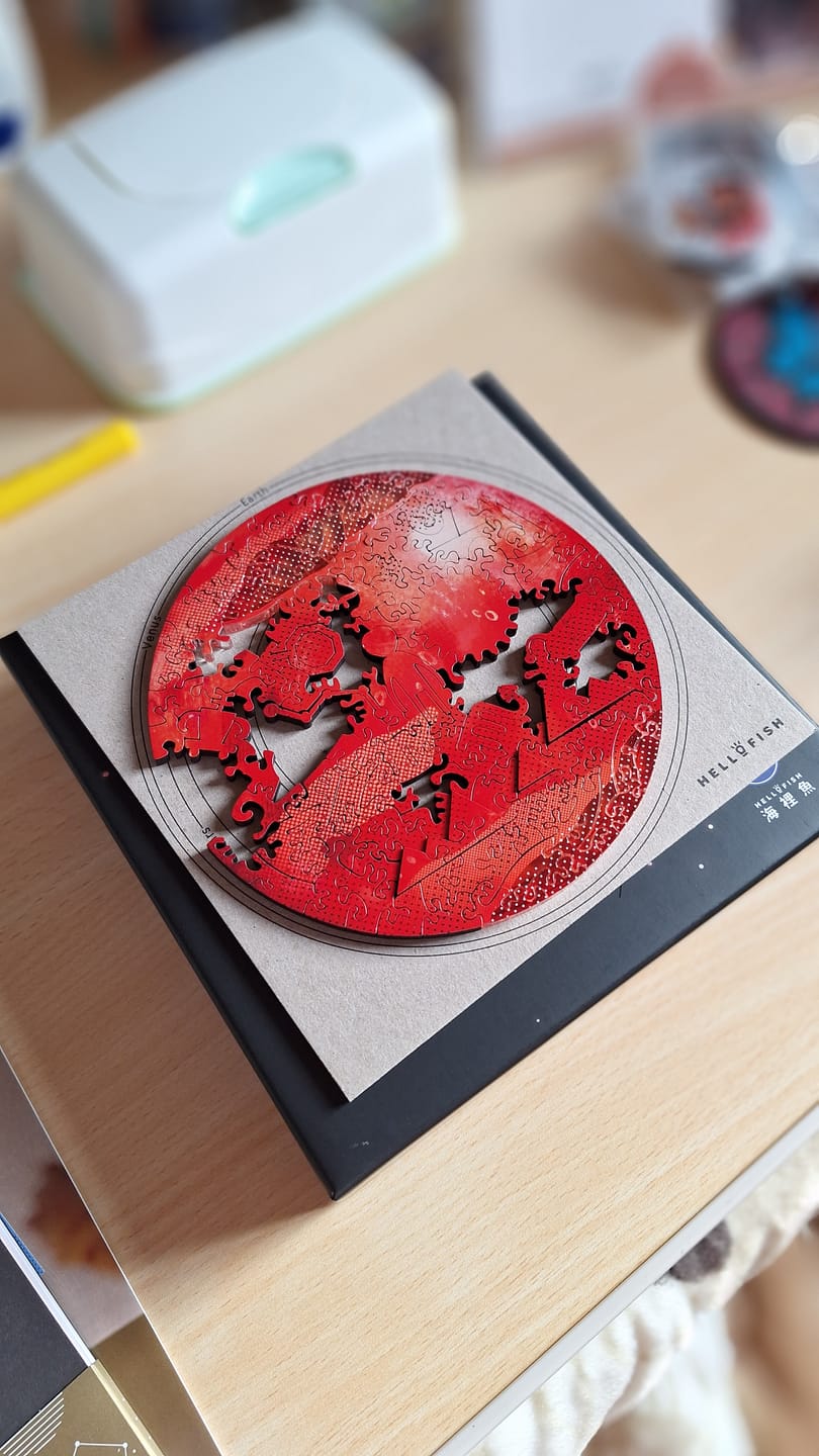 Customer photo review of 宇宙の破片 MARS 火星と専用フレームセット【1月入庫分予約】