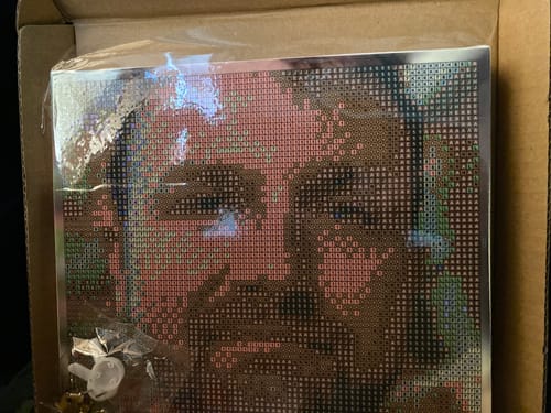 Customer photo review of Custom Diamond Painting Kit