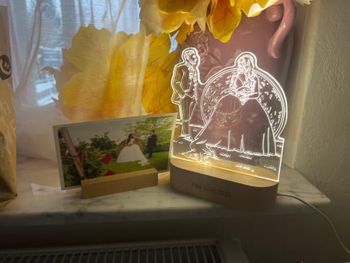 Customer photo review of Lampiece Lamp