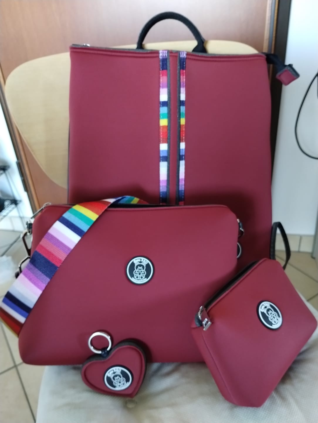 Customer photo review of SET Zaino e Pochette