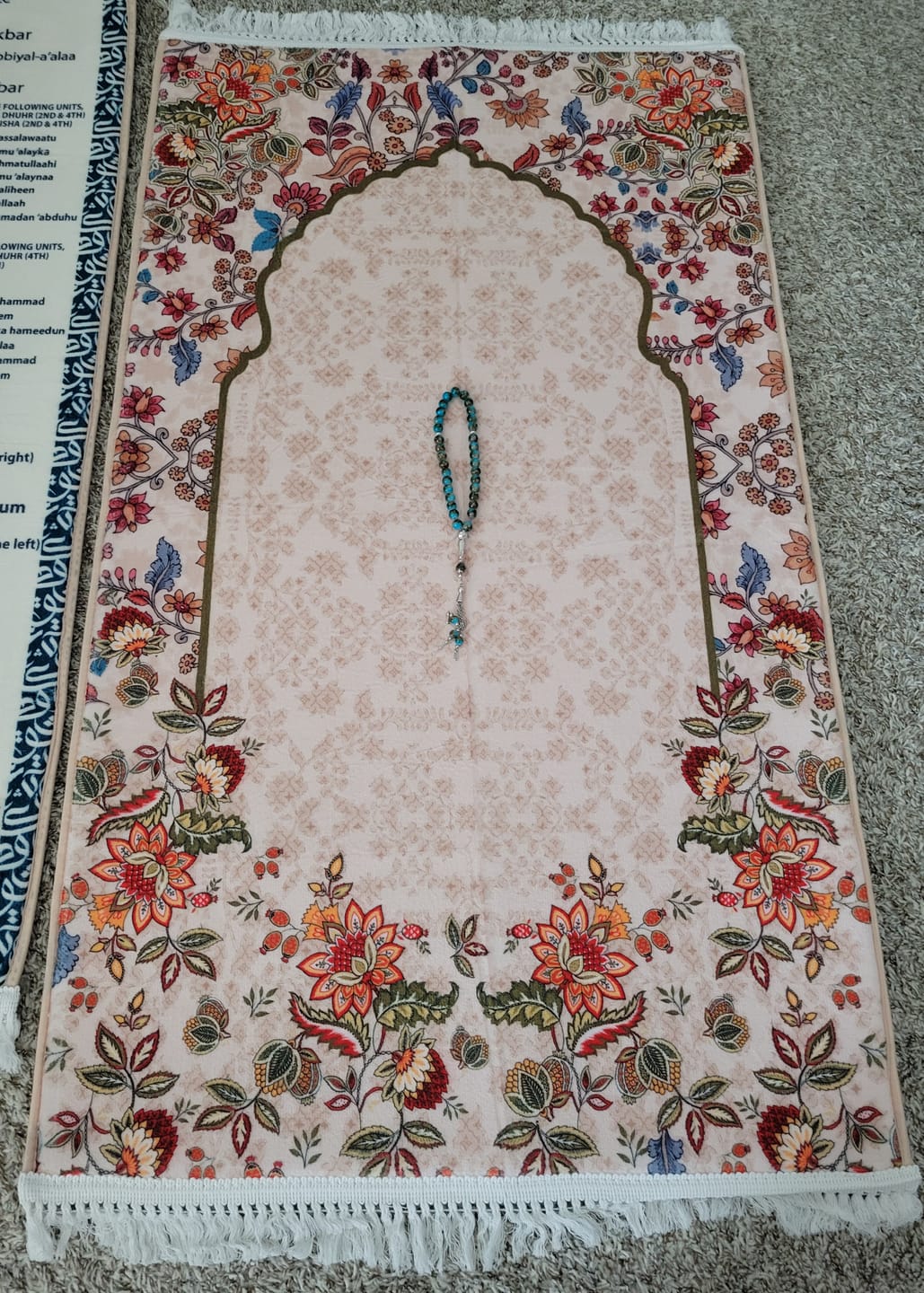 Customer photo review of Barakah Padded Prayer Mat
