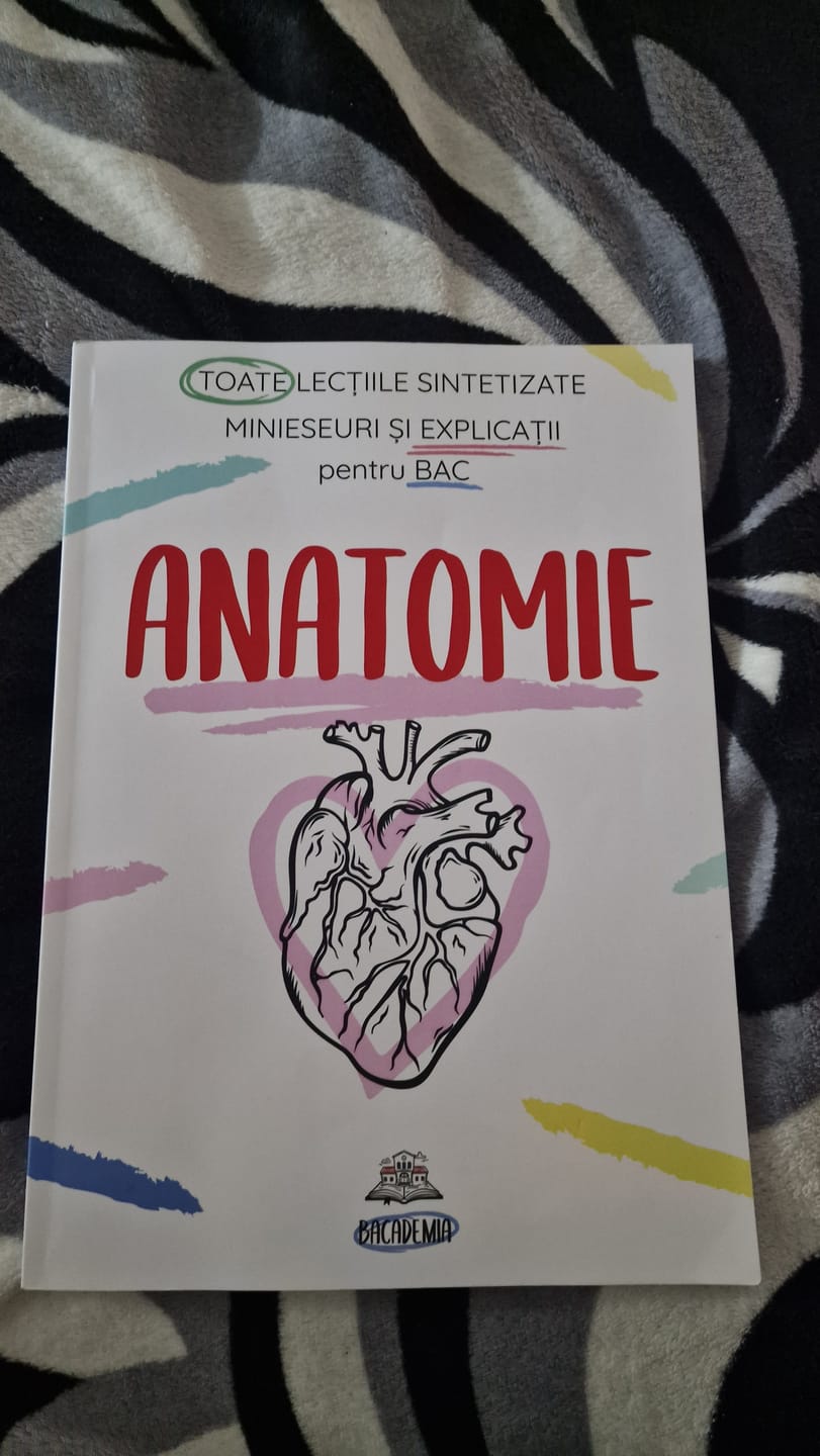 Customer photo review of Carte Anatomie Bacalaureat (Biologie clasele XI-XII) Bacademia