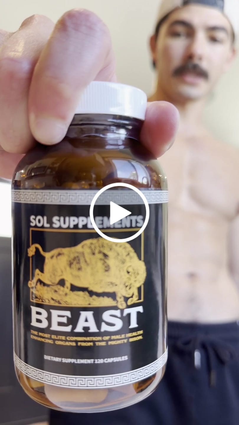 Customer video review of Sol Supplements BEAST: Freeze-Dried Male  Bison Organ Complex