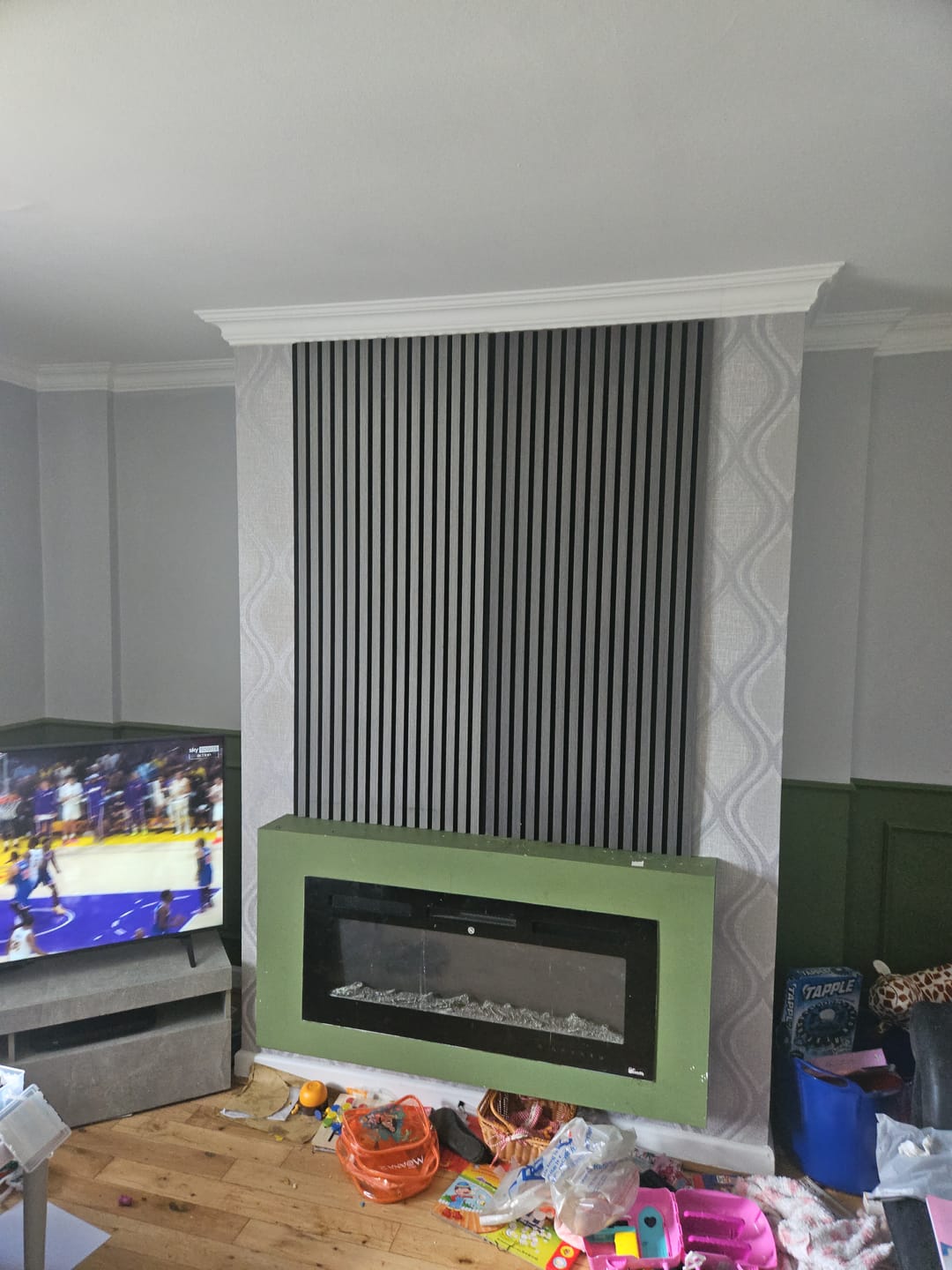 Customer photo review of Acoustic Wall Panel End Trim (Multiple Colours)