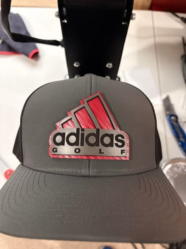 Customer photo review of DuoForge Automatic Dual-Heat platen Cap Heat Press