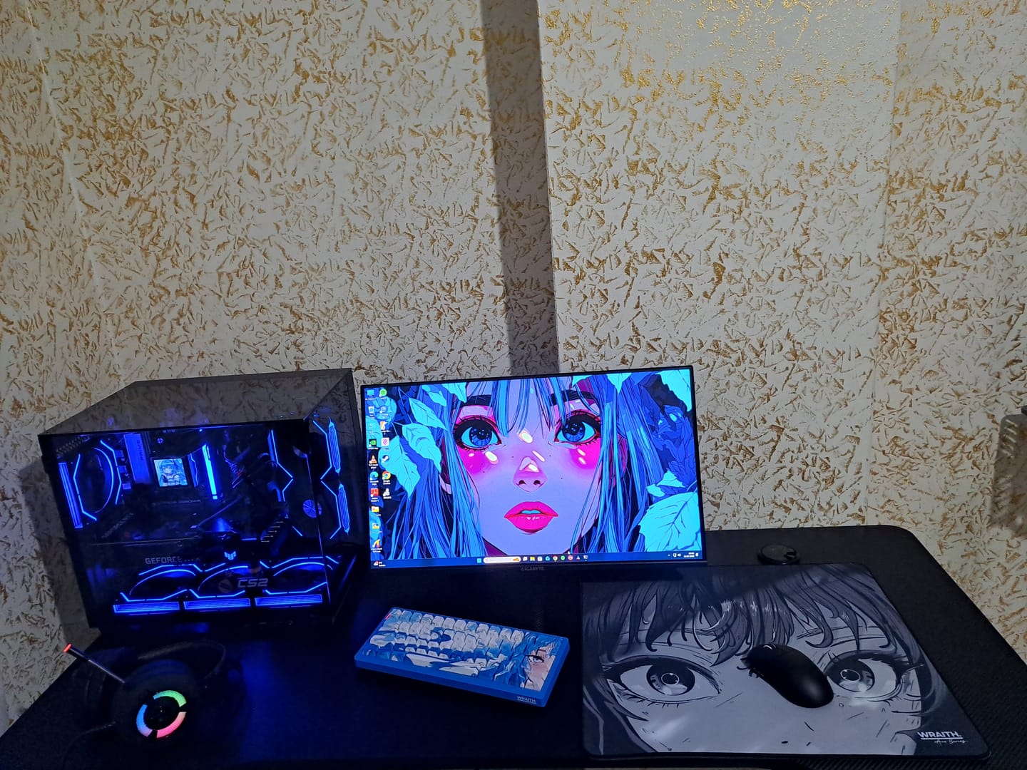 Customer photo review of Wraith Ace Series [Glimpse] Limited Edition Poron Mousepad