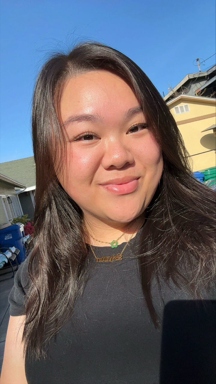 Customer photo review of Gothic Name Necklace