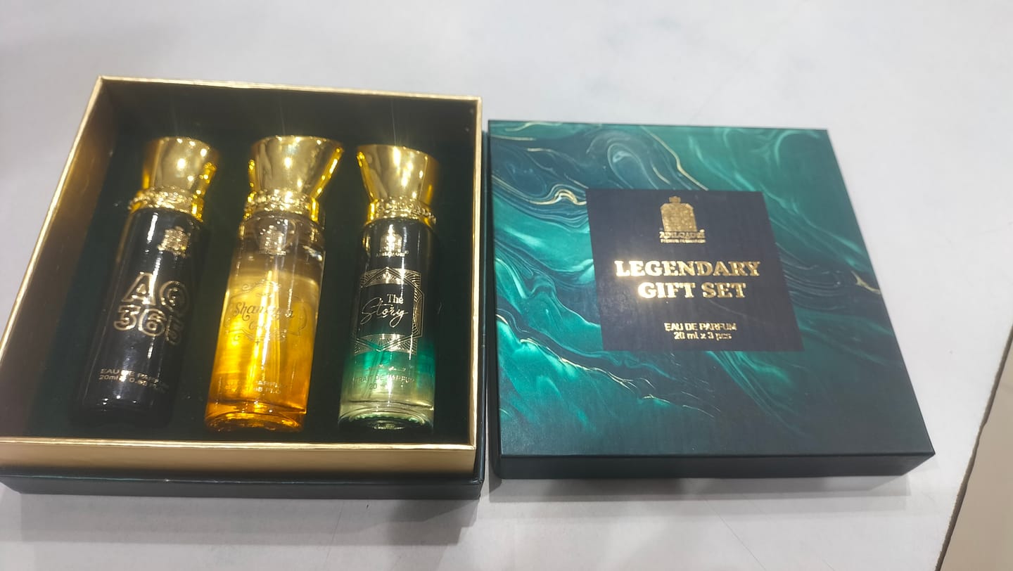 Customer photo review of Legendary Gift Set 3 Pcs Set of Premium Perfume Spray