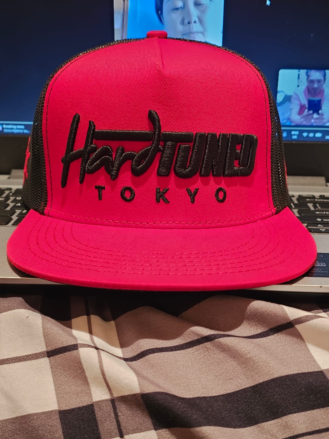 Customer photo review of Hardtuned Tokyo Red - Trucker Cap
