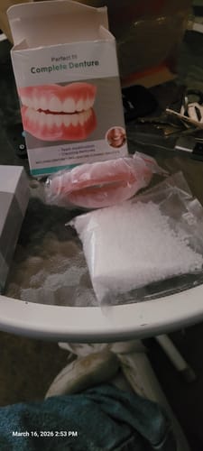 Customer photo review of 🦷  Fit Full Functional DenturesMake you more confident-Made in the USA & FDA-Certified