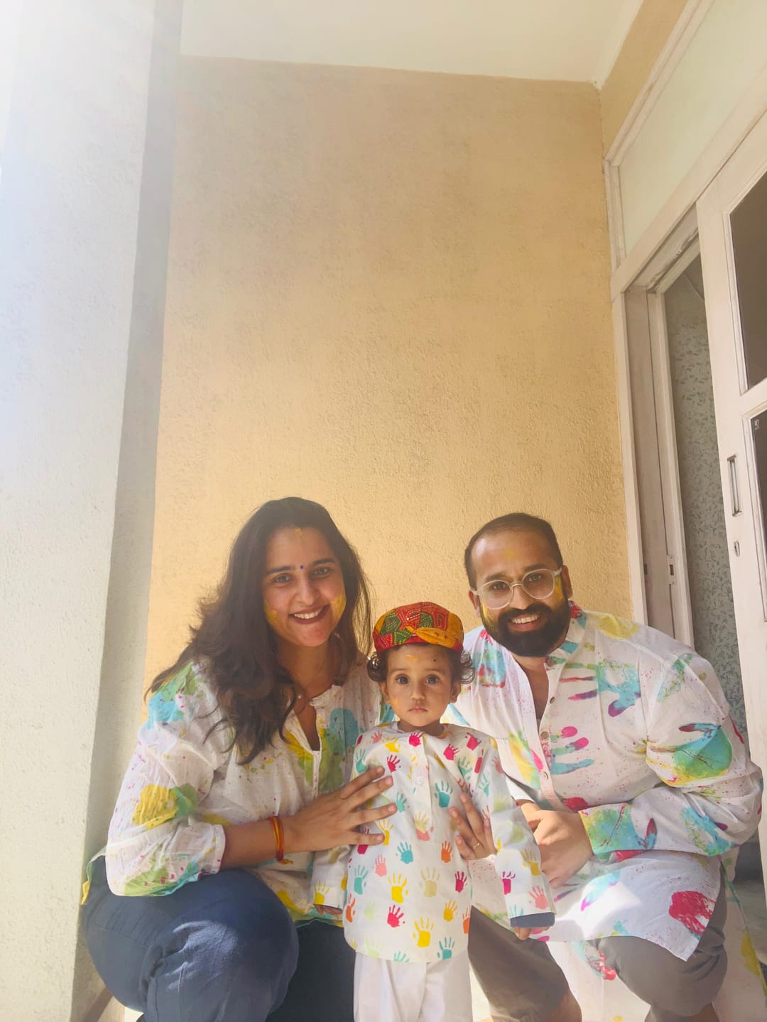 Customer photo review of Painted Palms Holi Kurta Pajama