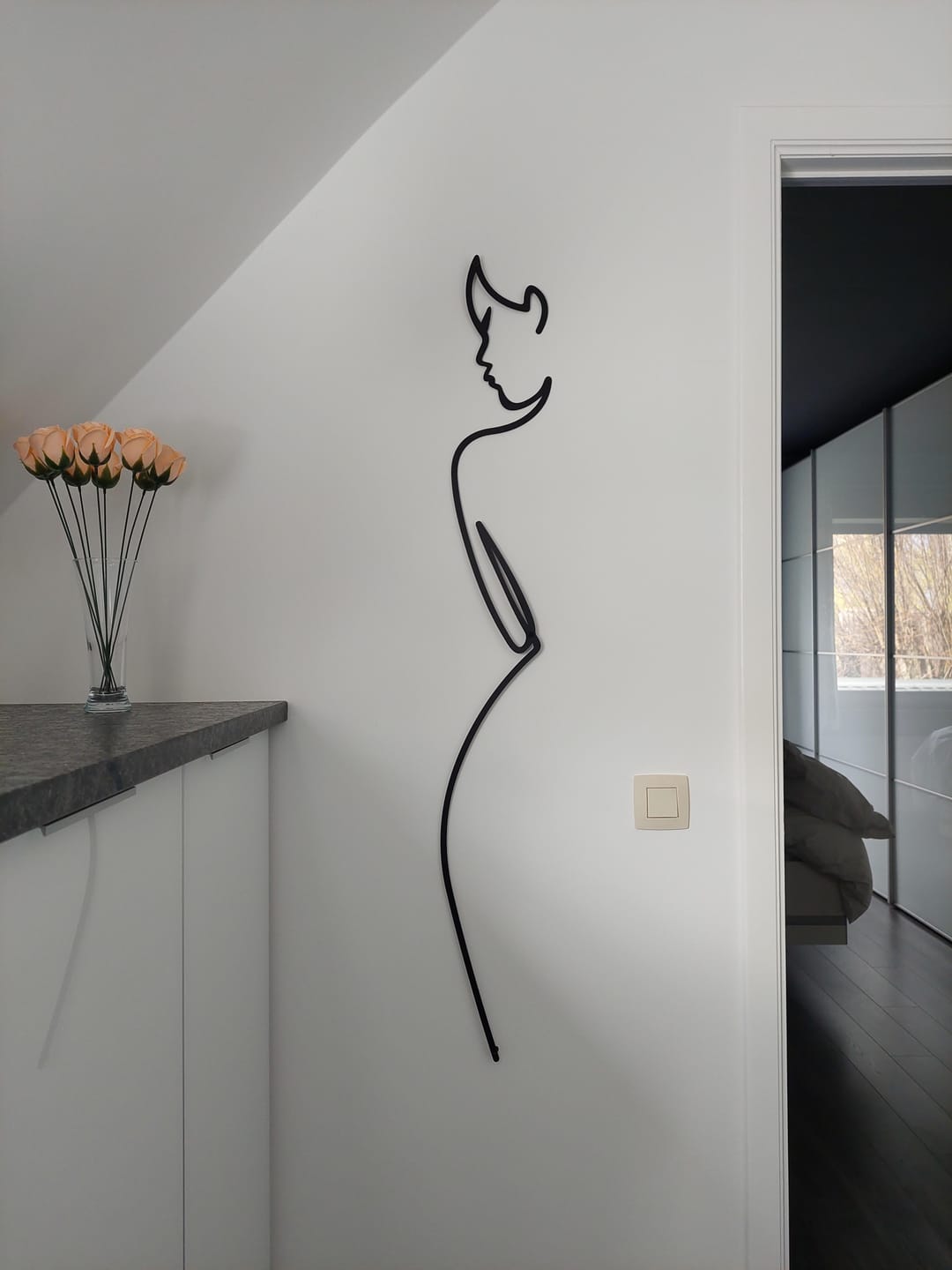 Customer photo review of Décoration Murale en Métal - Élégance minimaliste