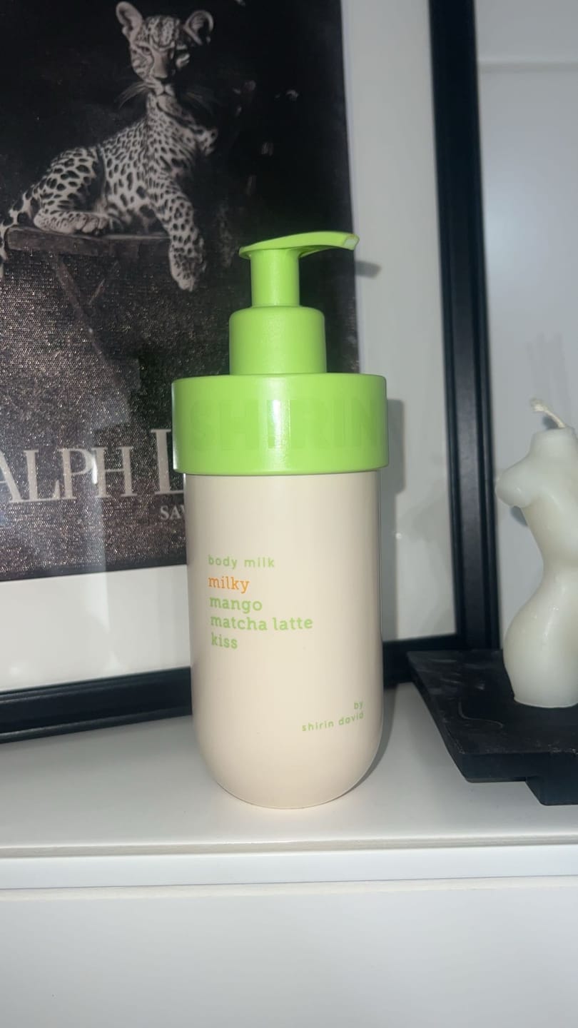 Customer photo review of Body Milk Milky Mango Matcha Latte Kiss