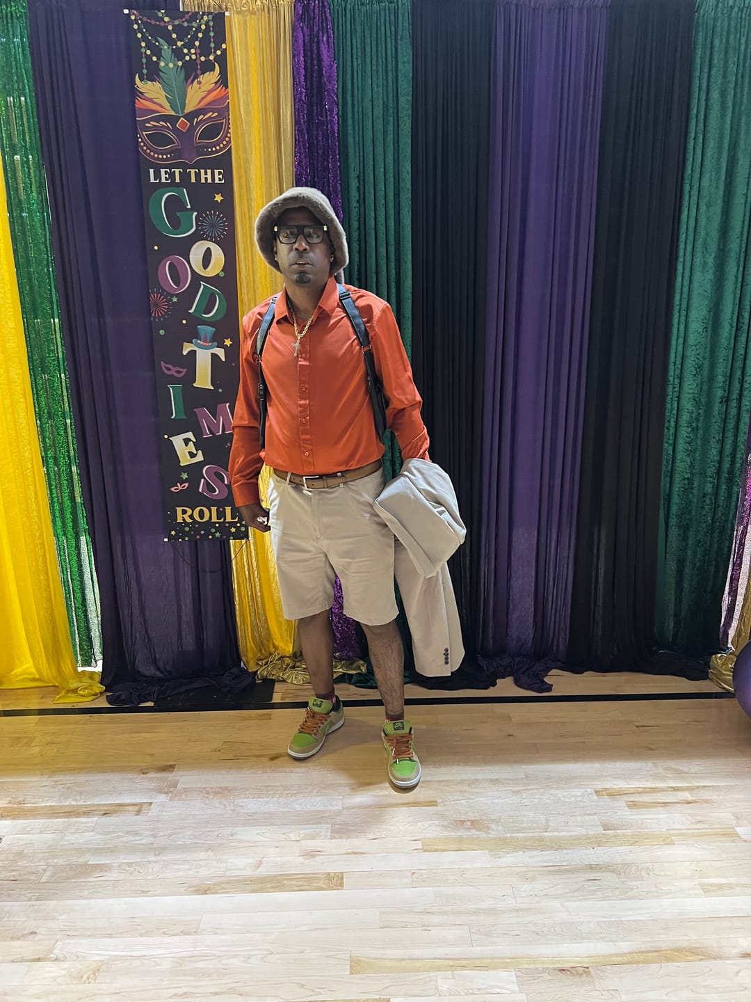 Customer photo review of Plush Bucket Hat With Rabbit Ear Design