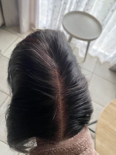 Customer photo review of Natural Vietnamese SDD Bone Straight Closure
