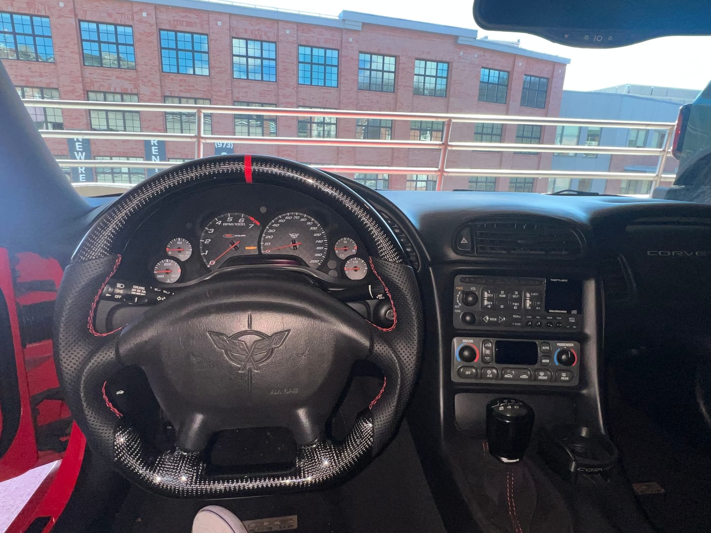 Customer photo review of Genuine Carbon Fiber Steering Wheel For C5 Corvette 1997-2004