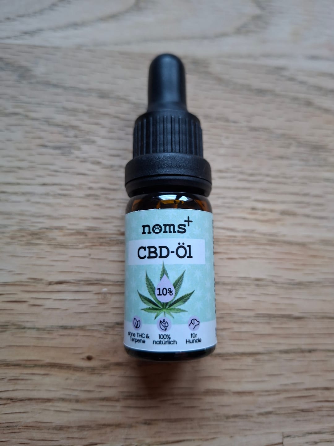 Customer photo review of 10% CBD Tropfen für Hunde