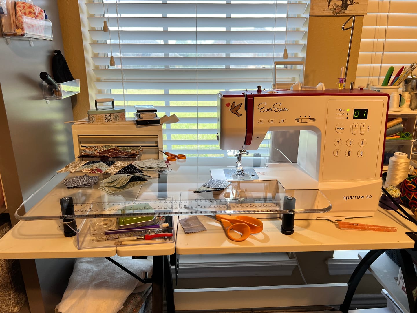 Customer photo review of Sew Steady Sewing Machine Extension Table