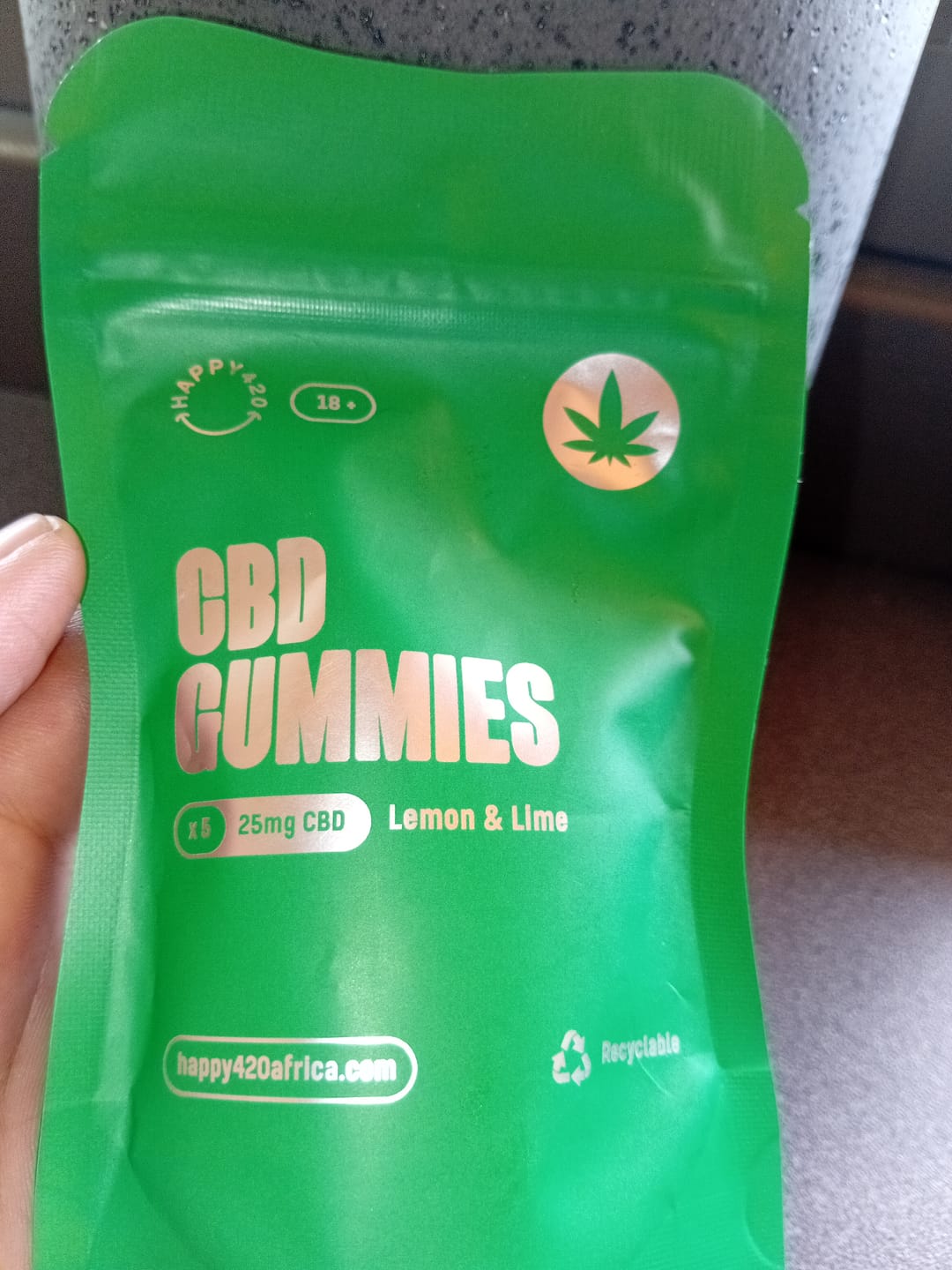Customer photo review of CBD Gummies - Lemon & Lime