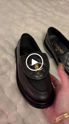 Customer video review of CC Moccasins 25mm In Black Lambskin