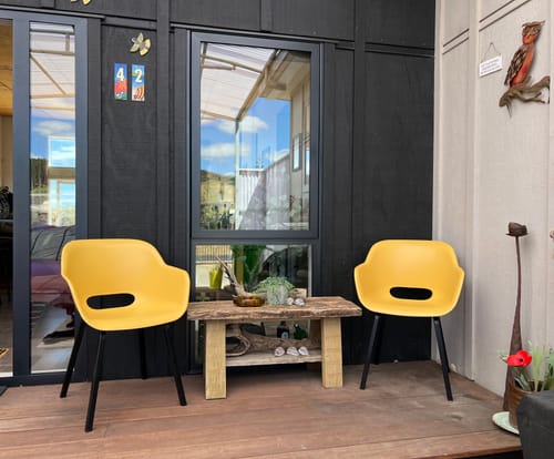 Customer photo review of Noa Cup Chair - Twin Pack - Mustard Yellow