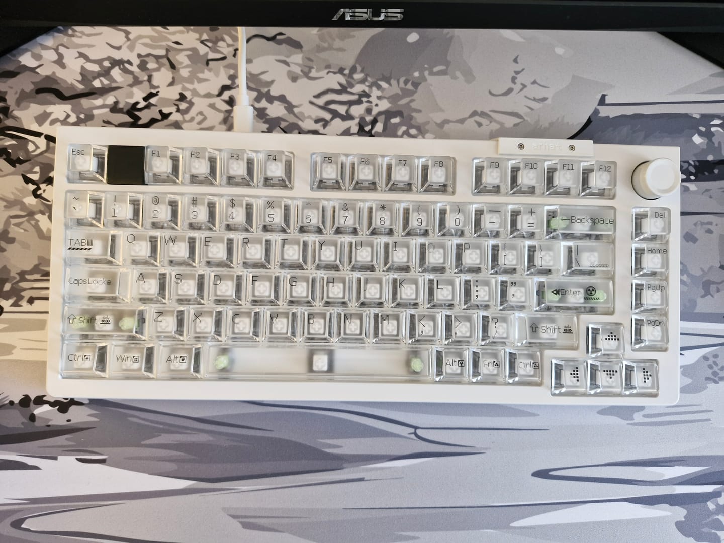 Customer photo review of Darmoshark Top75 HE Wired Klavye (Manyetik Switch / HE)
