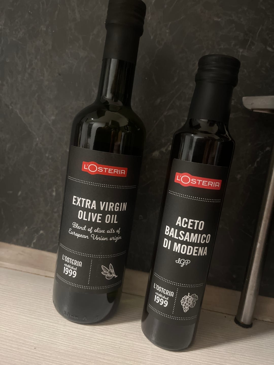 Customer photo review of L'Osteria Extra natives Olivenöl 500 ml