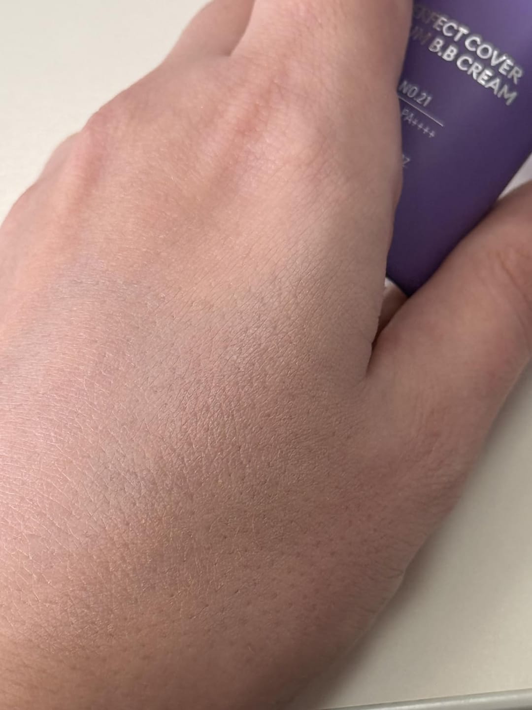 Customer photo review of Base de Maquillaje Antiedad