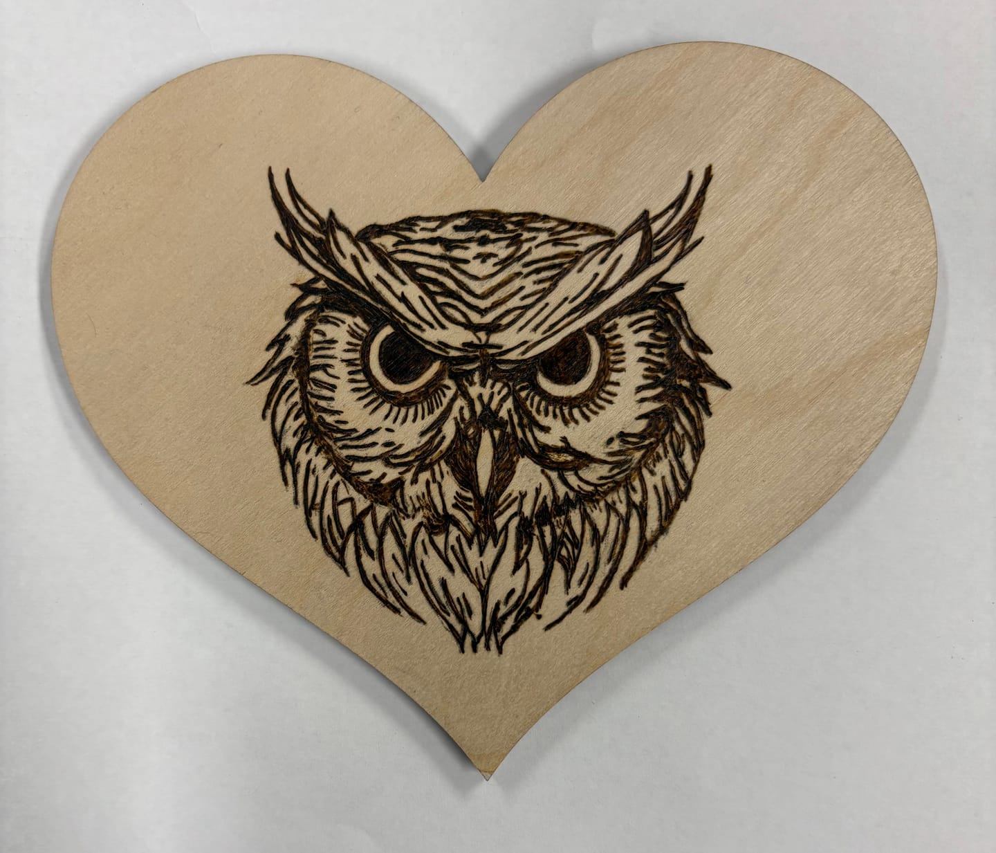 Customer photo review of Unfinished Wood Classic Heart | Valentines Day | Weddings | Craft Cutout | Up to 46"