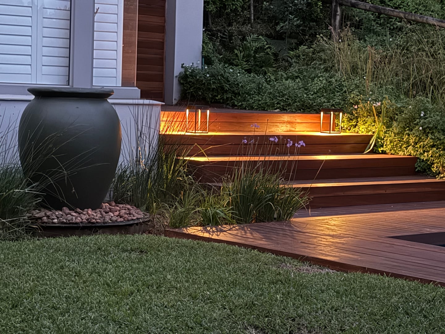 Customer photo review of Luxury Metal Solar Lantern