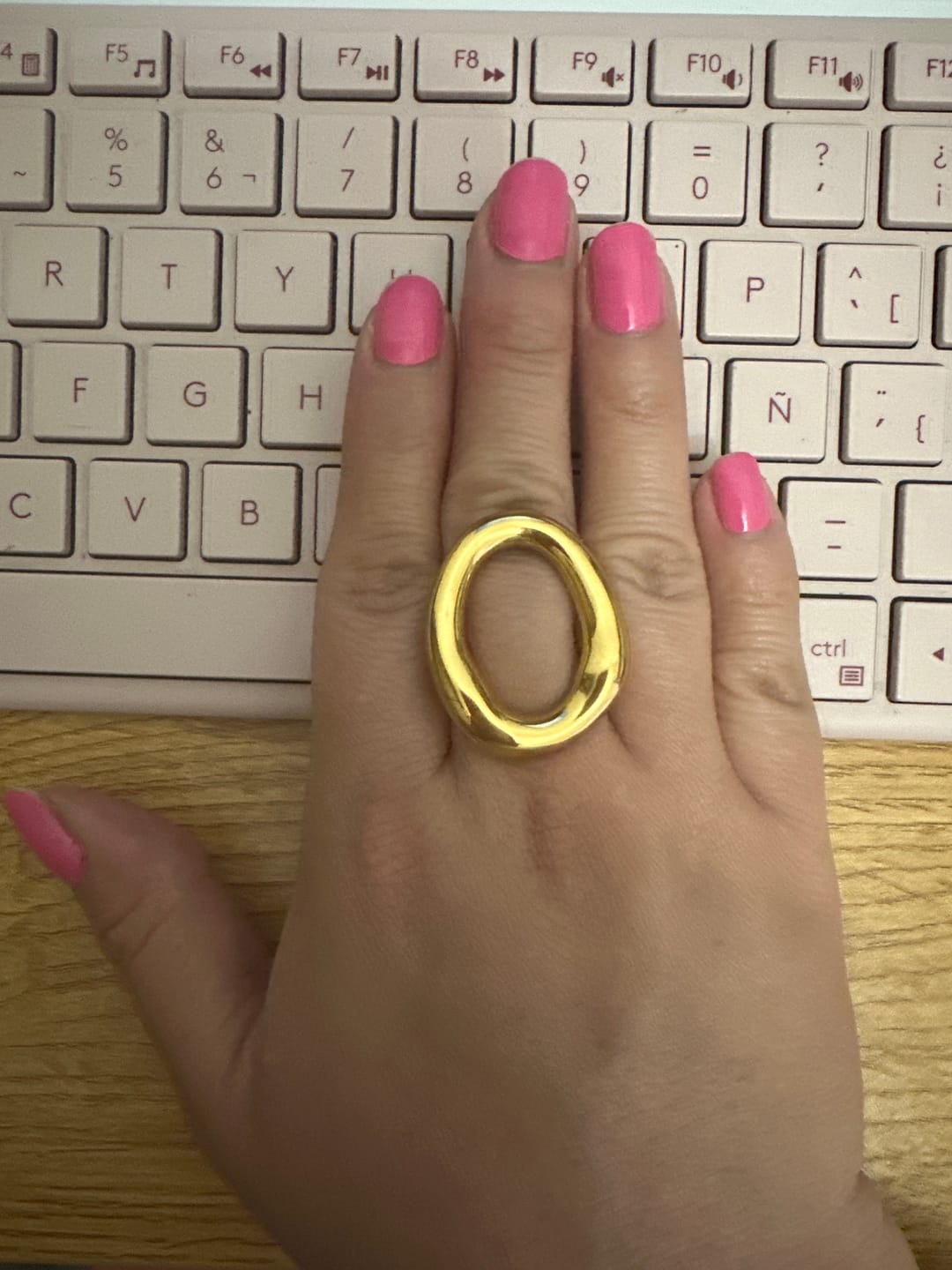 Customer photo review of Anillo Rust