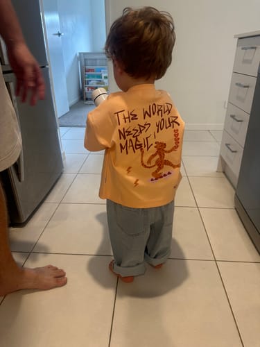 Customer photo review of Feel the magic tee