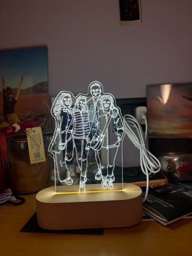 Customer photo review of Lampiece Lamp