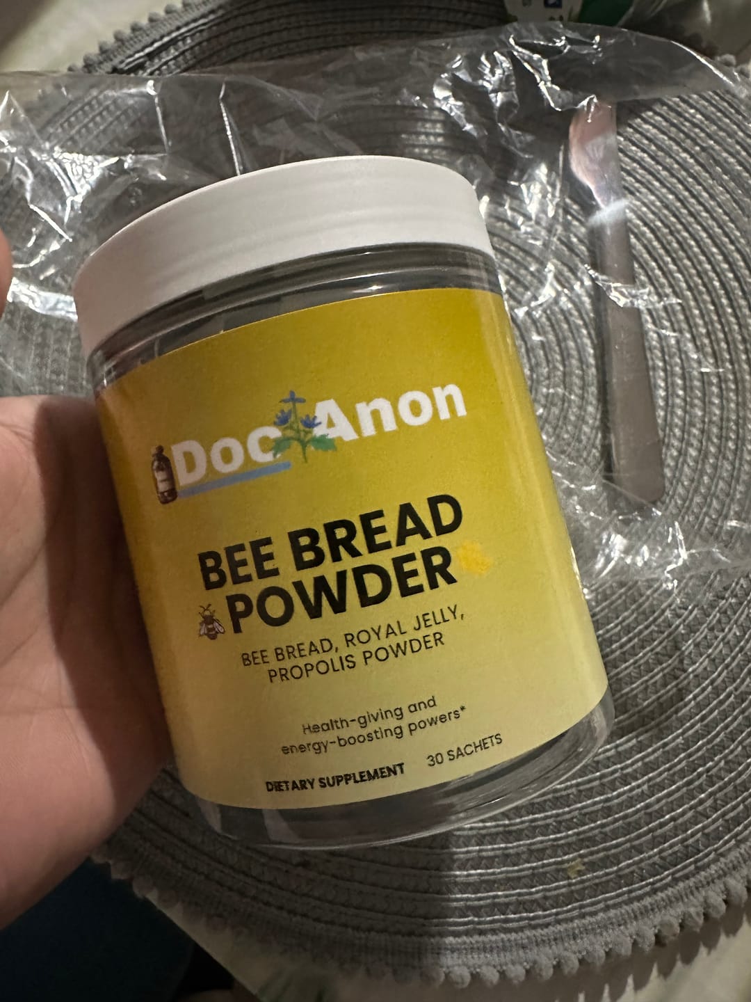 Customer photo review of Bee Bread Powder