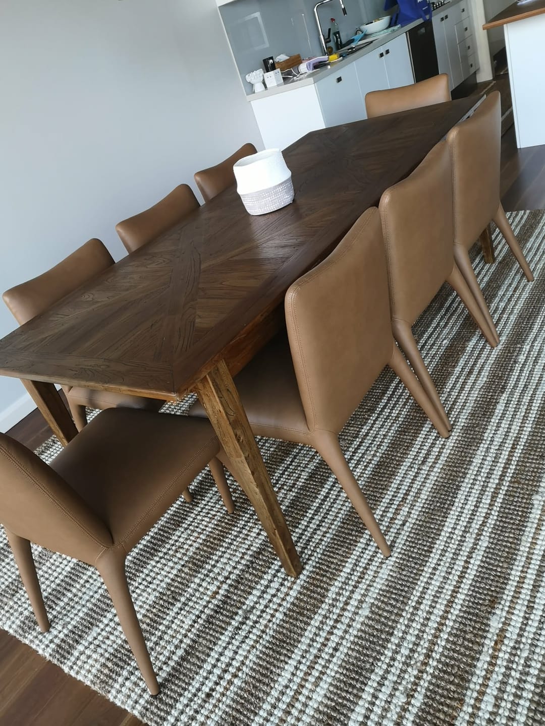 Customer photo review of Osborne Stripe Jute Rugs-PRE ORDER