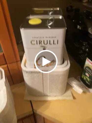 Customer video review of 1 lattina di olio extravergine Biologico • 5 Litri