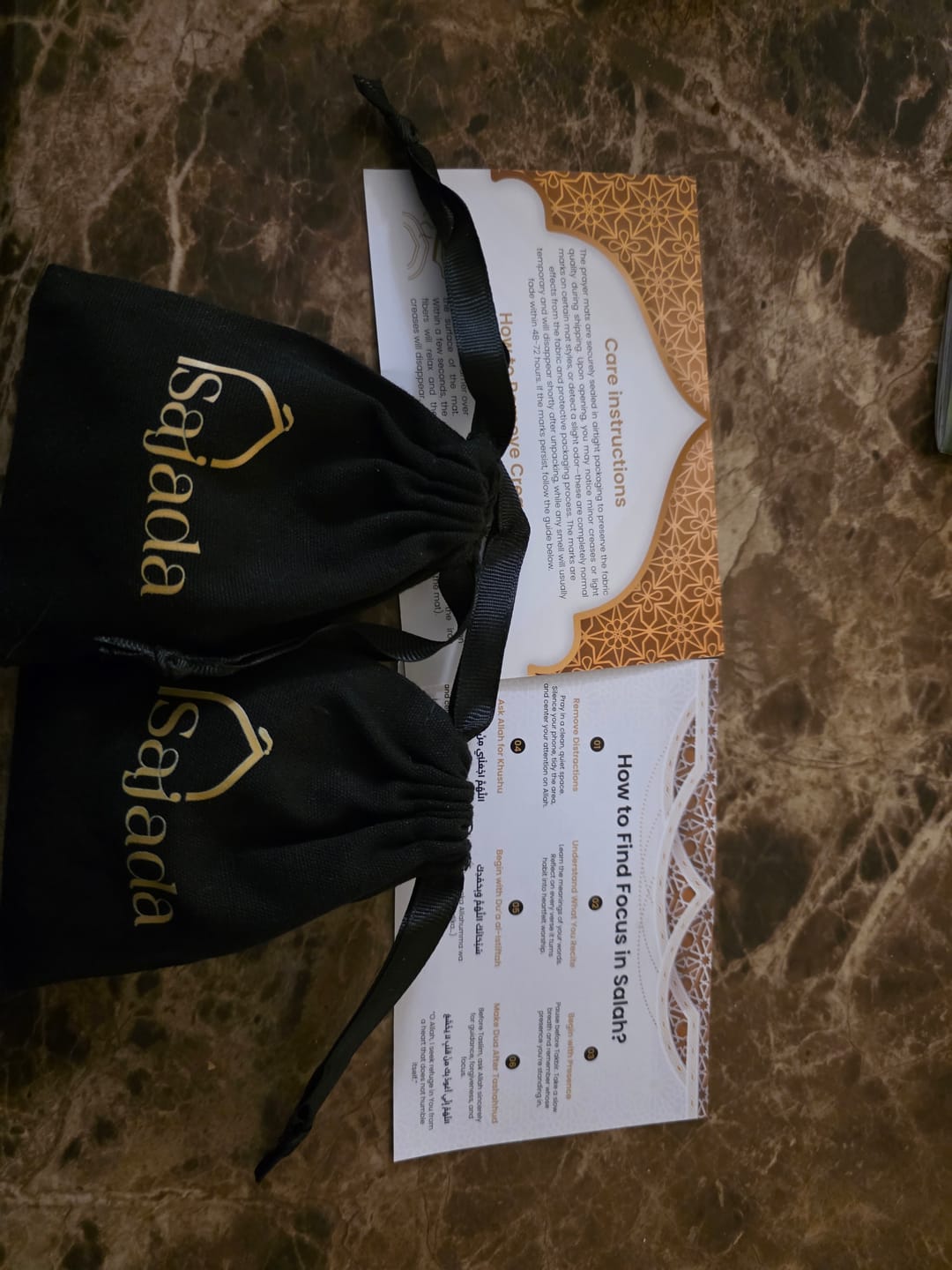 Customer photo review of Firdaws  Padded Prayer Mat