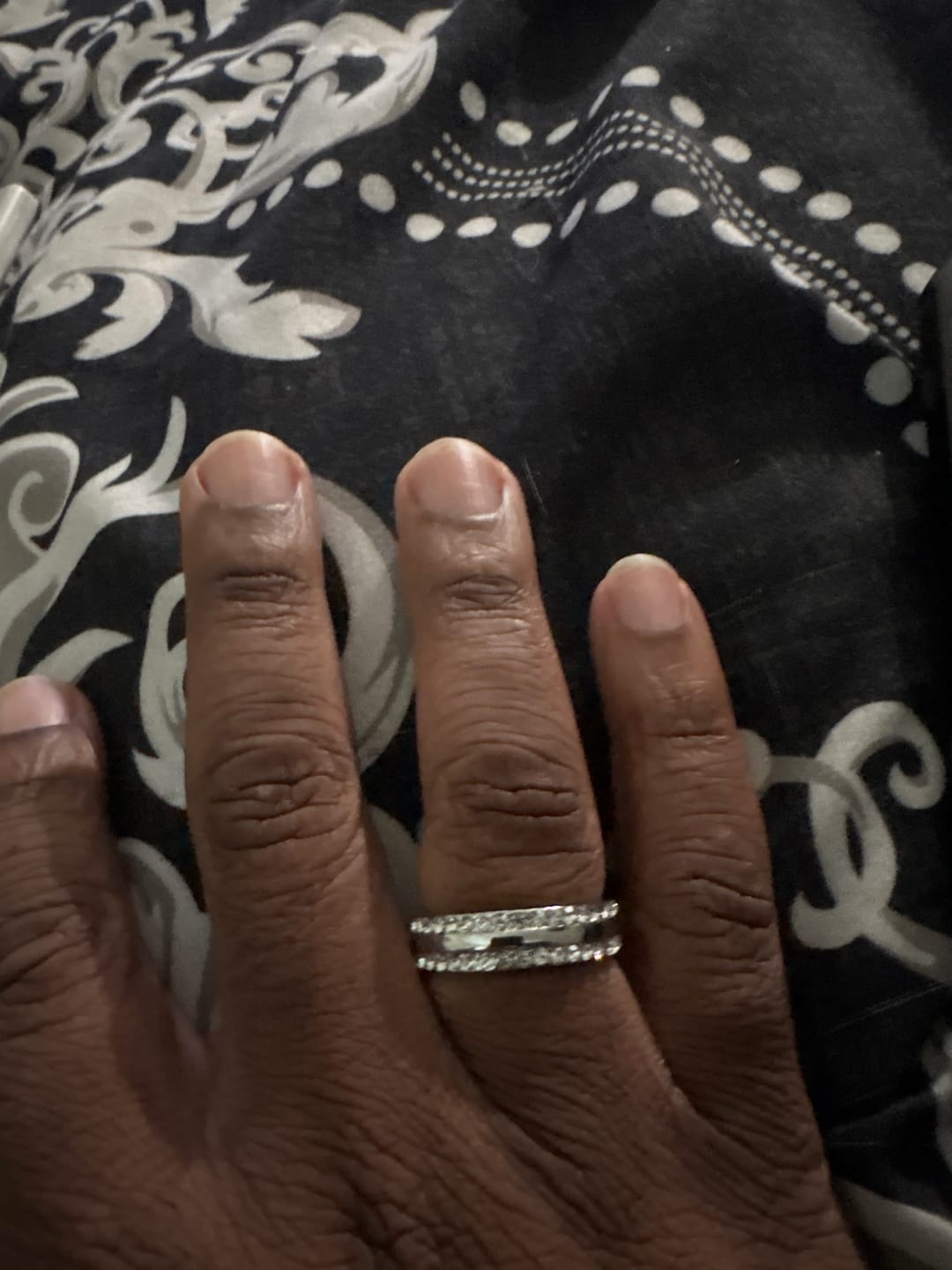 Customer photo review of Eternal Radiance Rings