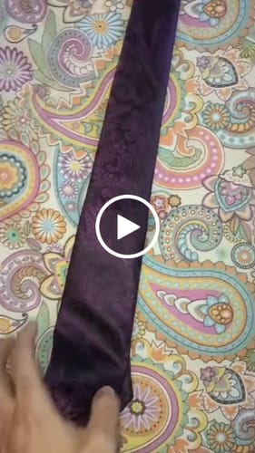 Customer video review of Barry. Wang Mens Silk Tie Black Purple Paisley Necktie Pocket Square Cufflink Set for Business Wedding
