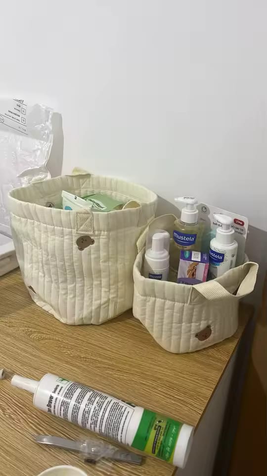 Customer photo review of Baby Bear Storage Basket