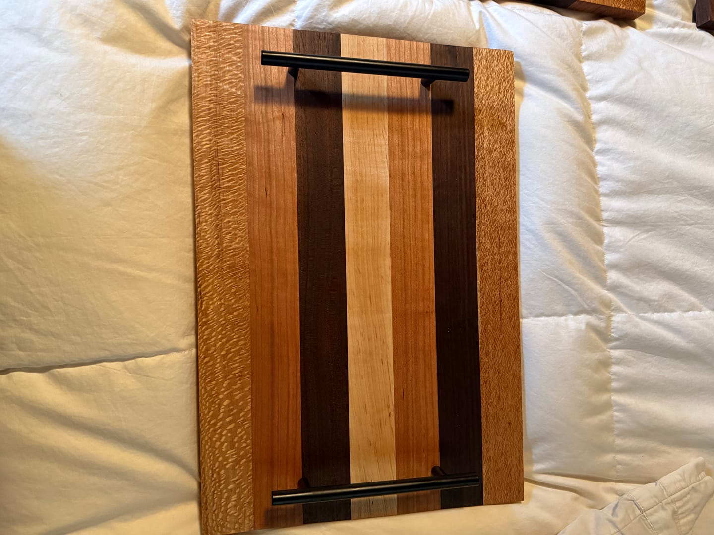 Customer photo review of Serving Board Pull Handle Drilling Jig
