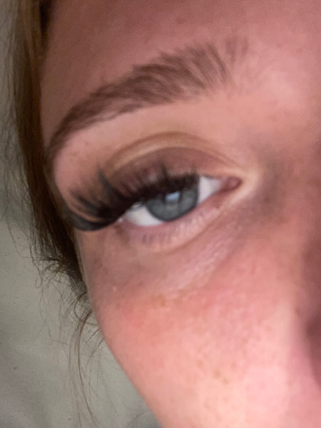 Customer photo review of Infinaluxe Pre-mapped Segment Lash Extensions – 3 x pairs