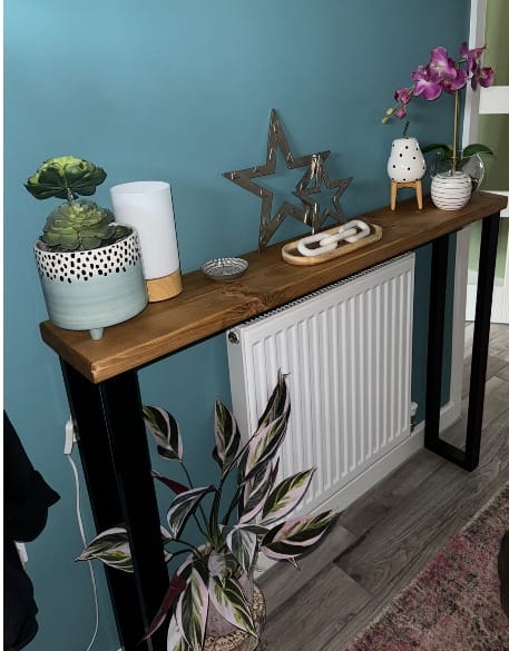 Customer photo review of Rustic Console Table  | 20cm Depth
