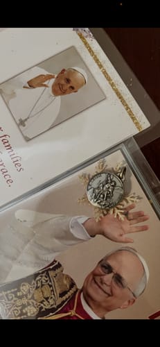 Customer photo review of St. Michael Archangel Medal -925 Sterling Silver -Patron Saint Police Officers