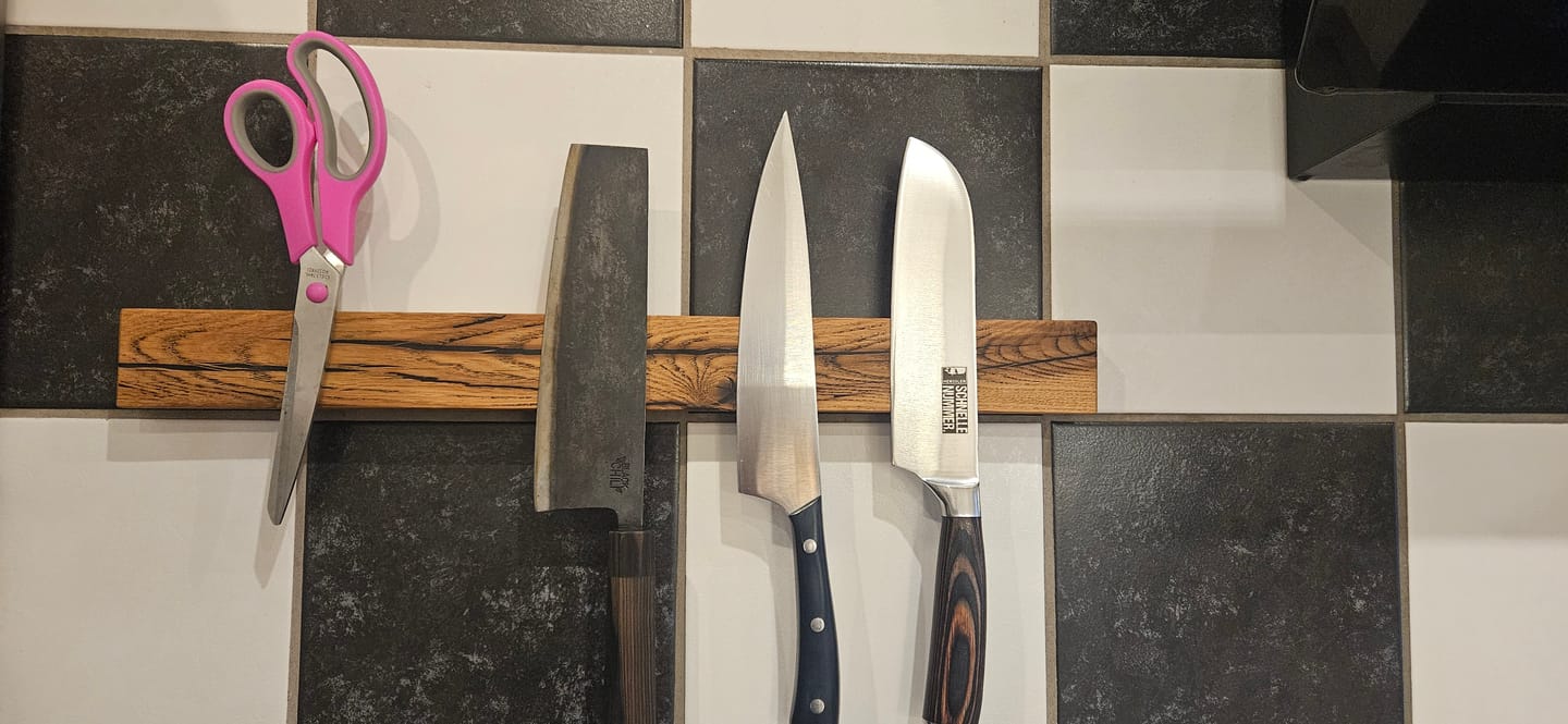 Customer photo review of Magnet Messerleiste CULTRO aus Holz